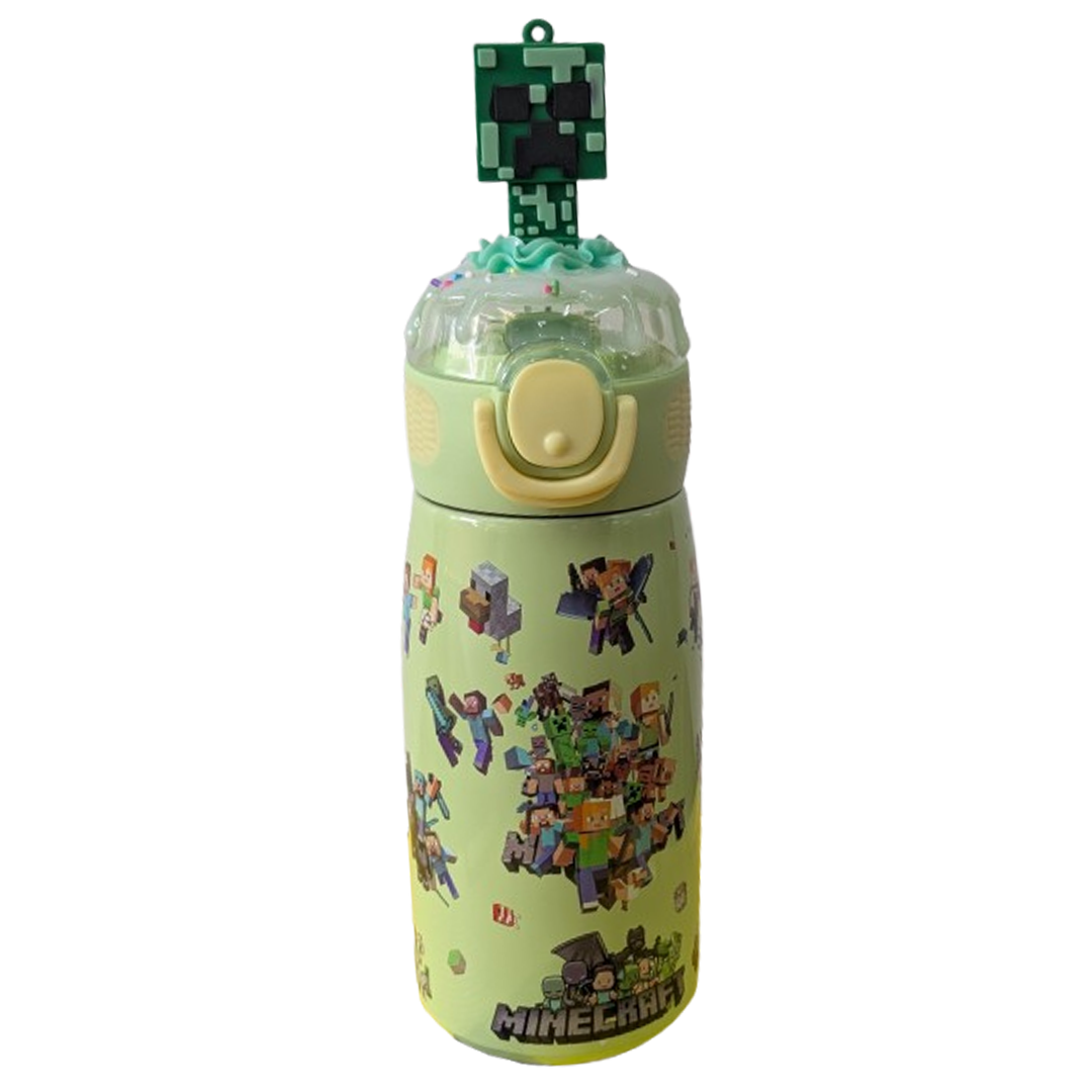 Minecraft Series Green Water Bottle